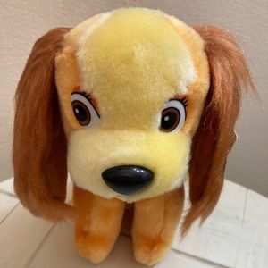80’s Walt Disney’s Animated Film Classic Lady and The Tramp plush